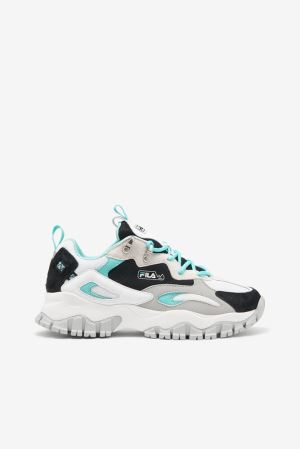 FILA Ray Tracer Tr 2 Sneakers White / Black / Blue / Turquoise,Womens Shoes | CA.JPVKYB817